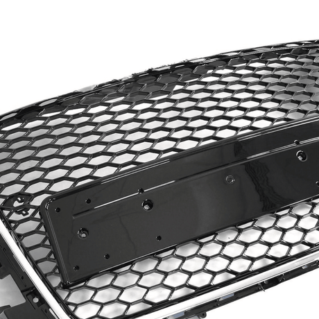 Sport Kühlergrill für Audi A3 8P 2008-2012 schwarz chrom mit PDC Halterung