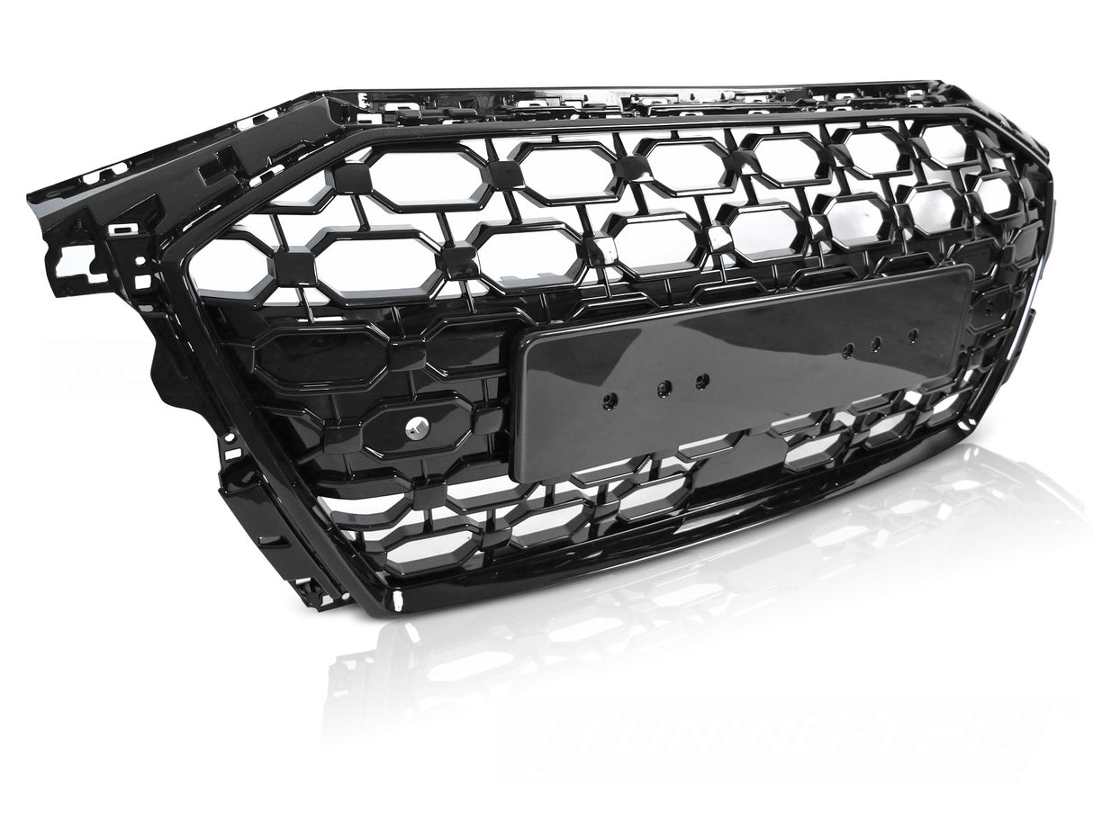 Sport Kühlergrill Audi A3 8Y 2019-2024 Schwarz Glanz mit PDC Halterung Tuning