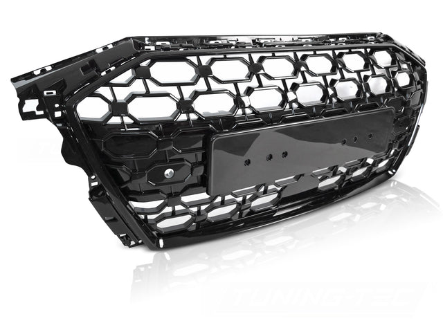 Sport Kühlergrill Audi A3 8Y 2019-2024 Schwarz Glanz mit PDC Halterung Tuning