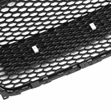 Sport Kühlergrill für Audi A4 S4 B8 2012-2015 Frontgrill Glanz Schwarz PDC