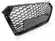 Glanzschwarzer Sport Kühlergrill für Audi A4 S4 B9 2015-2019 mit PDC Halter