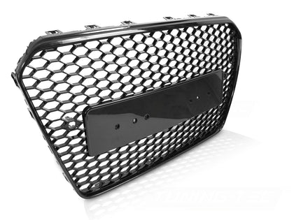 Sport Kühlergrill für Audi A5 8T 8F 2011-2016 Glanz Schwarz PDC Frontgrill