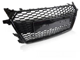 Sport Kühlergrill für Audi TT 8S 2014-2018, Glanz Schwarz Frontgrill mit PDC-Vorbereitung