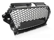 Sport Kühlergrill für Audi A3 8V 2012-2016 Glanz Schwarz mit PDC Halterung