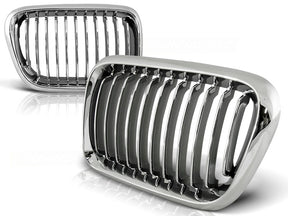Chrom Sportgrill für BMW E36 10.96-08.99, Tuning Kühlergrill vorne