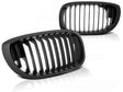 Sportgrill Schwarz für BMW 3er E46 Coupe Cabrio 2003-2006, Kühlergrill Tuning Zubehör