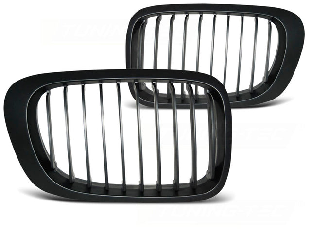 Schwarzes Frontgrill Set für BMW 3er E46 Coupé, Tuning Zubehör
