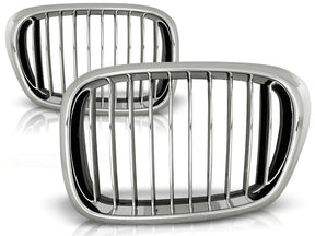 Chrom Sportgrill für BMW E39 09.95-06.03, Fahrzeugzubehör von CR-Tuning