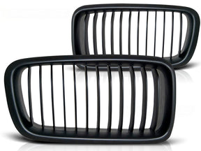 Schwarzer Sportgrill Frontgrill für BMW E38 06/1994-07/2001 ohne Emblem