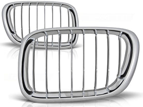 Chrom Sportgrill für BMW X5 E53 09.99-10.03, Fahrzeugzubehör Tuning