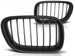 Sportgrill schwarz, Paar, Kühlergrill Gitter Tuning Zubehör für BMW X5 E53