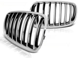 Passend für BMW X5 E70 X6 E71 08- chrom - Sportgrill