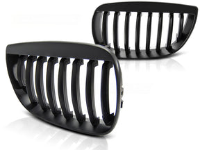 Passend für BMW E87/E81 04-07 schwarz Sportgrill Frontgrill Kühlergrill - CR Tuning