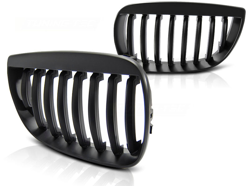 Passend für BMW E87/E81 04-07 schwarz Sportgrill Frontgrill Kühlergrill