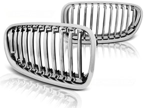 Chrom Sportgrill Waben Nieren für BMW F10 F11 2010-2017 Frontgrill Tuning