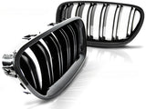 Sportgrill Wabengrill passend für BMW F10 / F11 2010-2016 glanz schwarz