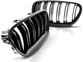 Glanz schwarzer Wabengrill für BMW F10 F11 2010-2016, Sportgrill Tuning Zubehör