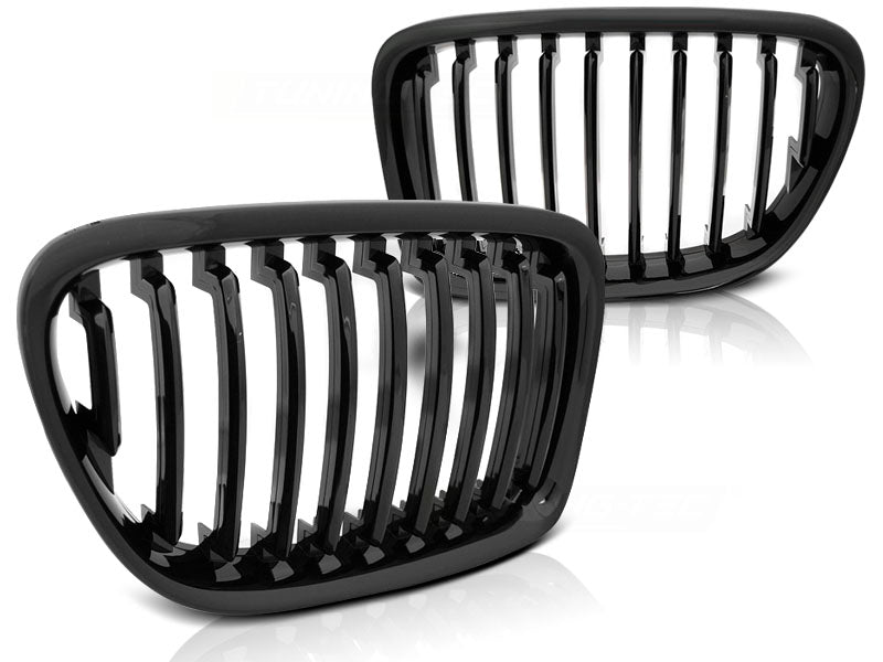 Passend für BMW X1 E84 10.09-08.12 glanz schwarz - Sportgrill
