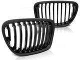 Passend für BMW X1 E84 10.09-08.12 glanz schwarz - Sportgrill