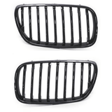 Hochglanz schwarzer Sport Frontgrill für BMW X3 E83 LCI 2006-2010 links rechts