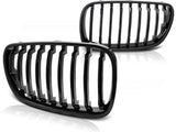 Sportgrill Wabengrill für BMW X3 E83 09.06-08.10 glanz schwarz