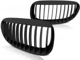 Passend für BMW E63/E64 02-10 matt schwarz - Sportgrill