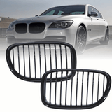 Sportgrill passend für BMW 7er F01 F02 F03 F04 2008-2015 Links Rechts Glanz Schwarz - CR Tuning