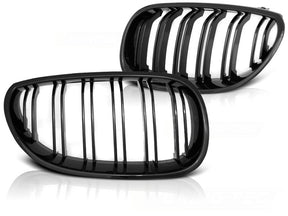Glänzende schwarze Kühlergrill Nieren für BMW E60 E61 5er Set Ersatzteile