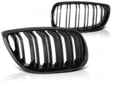 Sport Kühlergrill Doppelsteg Glanz Schwarz für BMW 3er E92 E93 Nieren