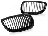 Sport Nieren Grill Set Glanz Schwarz für BMW 3er E92 E93 2007-2010 Front