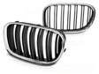 Frontgrill Nieren Set schwarz chrom Doppelsteg 2009-2015 für BMW 7er F01