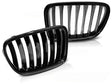 Glanzschwarzes Kühlergrill Set für BMW X1 E84 LCI 2012-2014, Frontgrill Tuning Zubehör