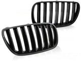 Frontgrill Nieren Set Schwarz Glanz, Tuning Zubehör für BMW X3 E83 LCI