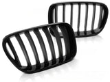 Frontgrill Set schwarz Glanz Nieren Kühlergrill 2010-2014 für BMW X3 F25