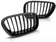Sport Kühlergrill Set für BMW X5 E53 Nieren Glossy Schwarz Rahmen Tuning Zubehör