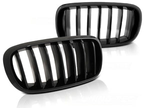 Sport Kühlergrill Set schwarz Glanz für BMW X5 F15 X6 F16, Frontgrill Tuning