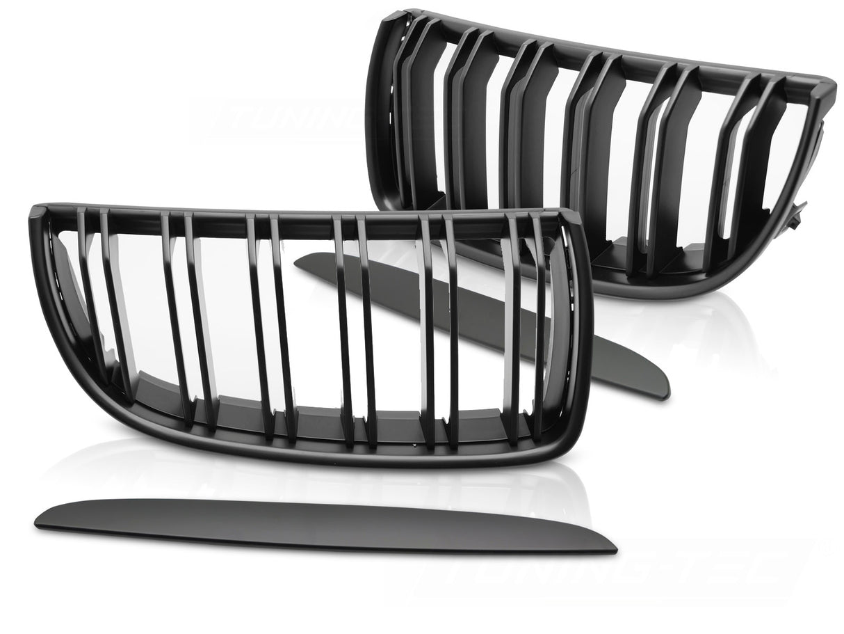 Sport Frontgrill Nieren Set schwarz Glanz für BMW 3er E90 E91 2005-2008 CR-Tuning
