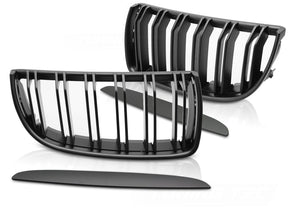 Sport Frontgrill Nieren Set schwarz Glanz für BMW 3er E90 E91 2005-2008 CR-Tuning