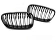 Sport Kühlergrill Nieren Doppelsteg schwarz Glanz für BMW 1er F20 F21 Tuning Zubehör