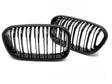 Sport Kühlergrill Set schwarz für BMW 1er F20 F21 LCI Nieren Doppel Tuning