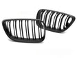 Sport Kühlergrill Set für BMW 2er F22 F23 Doppelsteg schwarz Glanz CR-Tuning