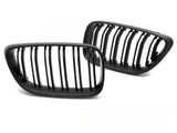 Sport Kühlergrill Set für BMW 2er F22 F23 Doppelsteg schwarz Glanz CR-Tuning