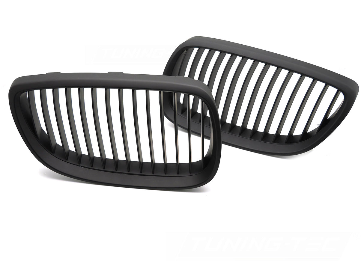 Sport Nieren Kühlergrill Set schwarz glänzend für BMW 3er E92 E93 Tuning Zubehör