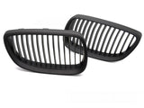 Sport Nieren Kühlergrill Set schwarz glänzend für BMW 3er E92 E93 Tuning Zubehör