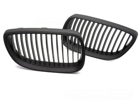 Sport Nieren Kühlergrill Set schwarz glänzend für BMW 3er E92 E93 Tuning Zubehör