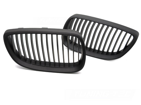 Sport Nieren Kühlergrill Set schwarz glänzend für BMW 3er E92 E93 Tuning Zubehör