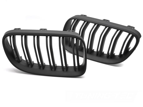 Sport Kühlergrill Set Doppelsteg schwarz BMW 3er E92 E93 LCI 2010-2013 Tuning