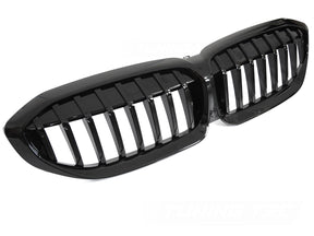 Sport Nieren Kühlergrill BMW G20 G21 2019-2022 schwarz Glanz mit Kameraaufnahme