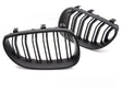 Sport Kühlergrill Set schwarz für BMW 5er E60 E61 2003-2010 Frontblende Tuning