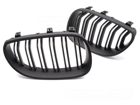 Sport Kühlergrill Set schwarz für BMW 5er E60 E61 2003-2010 Frontblende Tuning